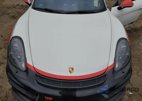 2016 Porsche Cayman Gt4 from USA, damaged, VIN WP0AC2A81GK192202